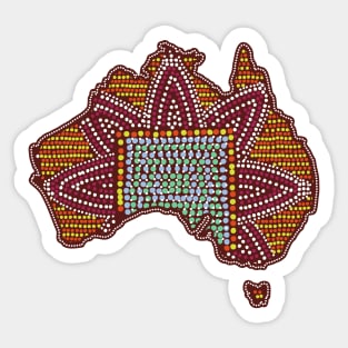 Awesome Aboriginal Art Sticker